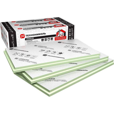 Плита теплоизоляционная LOGICPIR PROF СХМ/СХМ Г2 L-2385*1185*80 7п/1,5827м3/19,7836м2