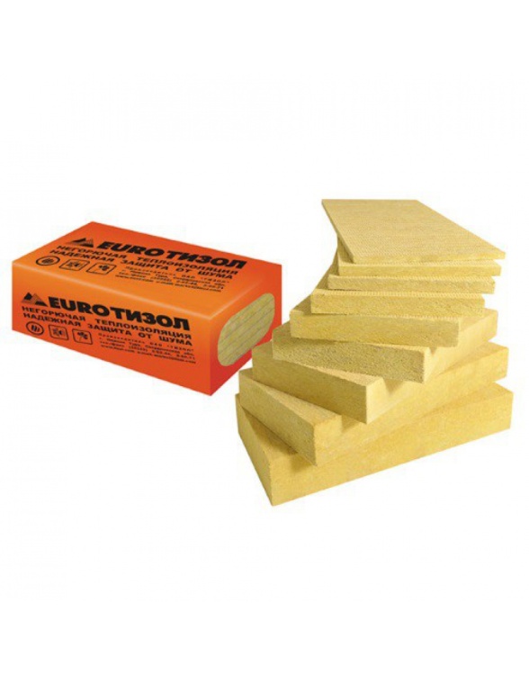 Утеплитель Тизол Евро-Руф 100 Н 1000х600х40 мм, 8 шт. уп