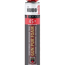 KUDO Пена монтажная полиуретановая проф.огнестойкая FIRE PROFF 45+(1л)/12