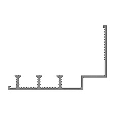 Гидроизоляционная шпонка АКВАСТОП® ДОС-210/50-3/30 УГЛОВАЯ ПВХ-П